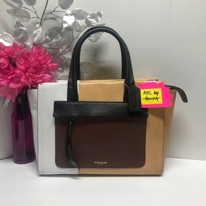 Coach Bleeker Riley Colorblock Satchel Bag Purse